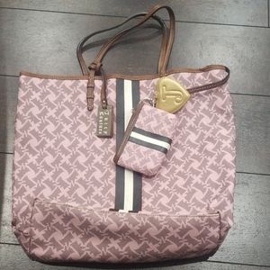 Rare HTF collector's Juicy couture scottie shopper plus coin purse